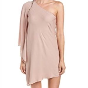 Haute hippie one shoulder dress